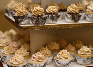 Cupcakes on a stand